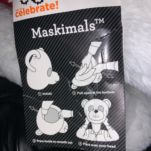 Maskimals Oversize Plush Mask Dan Dee Big Greeter Heads Panda - Picture 4 of 4